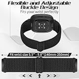 Tiptops 5 Pack Nylon Loop Straps for Fitbit Versa 4/Sense 2/Versa 3/Sense view 4