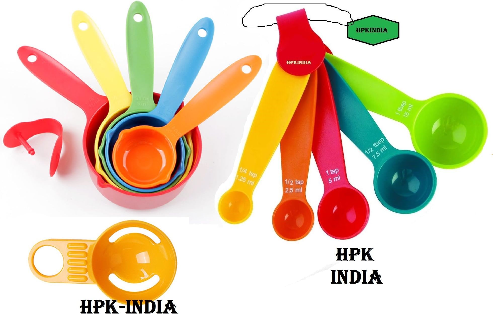 11 PCS Set of HPK Branded Box Packed Cake Making & Measuring Tools (HPK-KAC5)