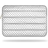 Vandel Puffy Laptop Sleeve Case, 13-14 inch Laptop Sleeve Bag Case 13.3 Inch, Compatible with MacBook Air/Pro 13 / Pro 14, iPad Pro 12.9, HP Dell ASUS, Cute Checker Mac Book Computer Bag Cover