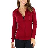 ToBeInStyle Women's Long Sleeve Full Zip-Up Thermal Hoodie