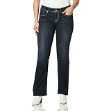 Mid Rise Straight Leg Jeans 