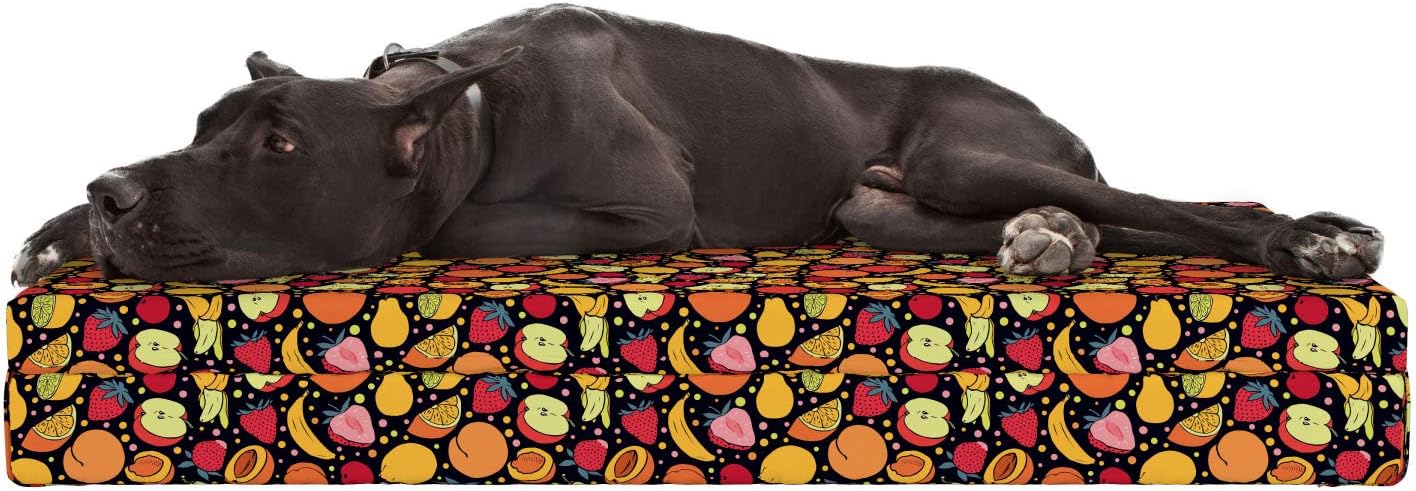 happy treat dog bed