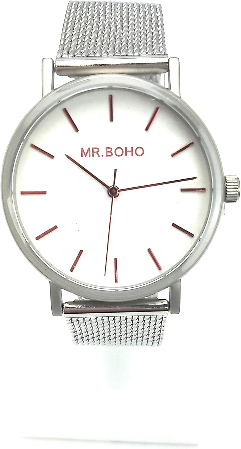 Reloj Mr.Boho Cadete Metallic Iron Cherry.00728584-4: Amazon ...