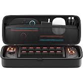 NYXI Carrying Case for Hyperion 3/Hyperion 3 Ultra, Switch 2 Carrying Case with 24 Game Cartridges, Compatible Wizard and Many Larger Grips- Lightweight&amp;Shockproof