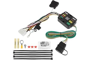 HOPESPANNER 4 Pin Trailer Wiring Harness 56378 Towing Hitch Wiring Kit for Honda Odyssey 2011 2012 2013 2014 2015 2016 2017 C