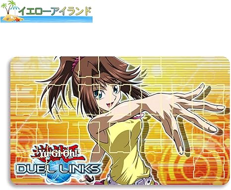 Amazon イエローアイランド カードゲームプレイマット 遊戯王 Yu Gi Oh 真崎杏子 ブラック マジシャン ガール マウスパッド 収納ケース付き Tcg万能 アニメ 萌え カード枠あり 60cm 35cm 0 5cm トレカ 通販