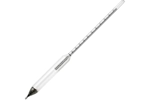 SP SCIENCEWARE H-B Instrument B61809-0100 Plain-Form Glass Hydrometer, 0 to 26.5% Salt by Weight/0.5% Div