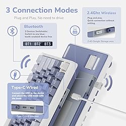 RK ROYAL KLUDGE M75 Mechanical Keyboard with OLED
