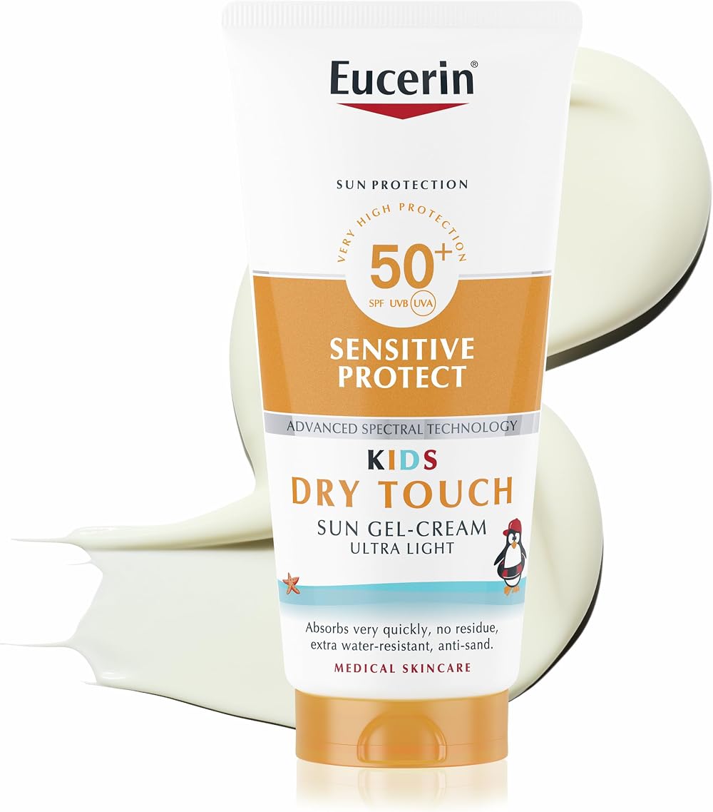 Eucerin Sun Kids Sensitive SPF50+ 200ml Gel-Cream Sunscreen