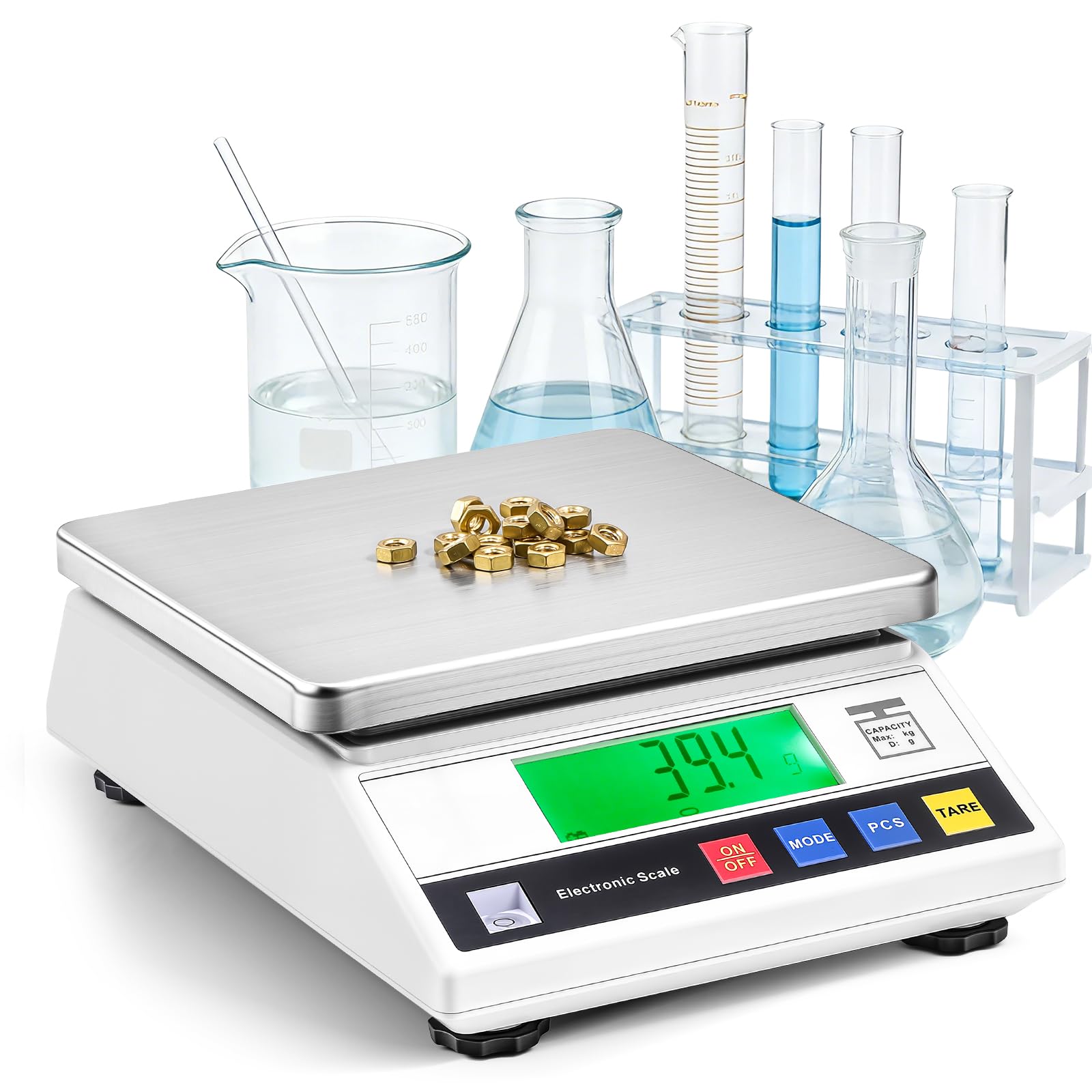 Bonvoisin Lab Scale 7.5kgx0.1g Digital Analytical Electronic Balance with Counting Function - Precision Scale for Jewelry & Gold (7500g, 0.1g)