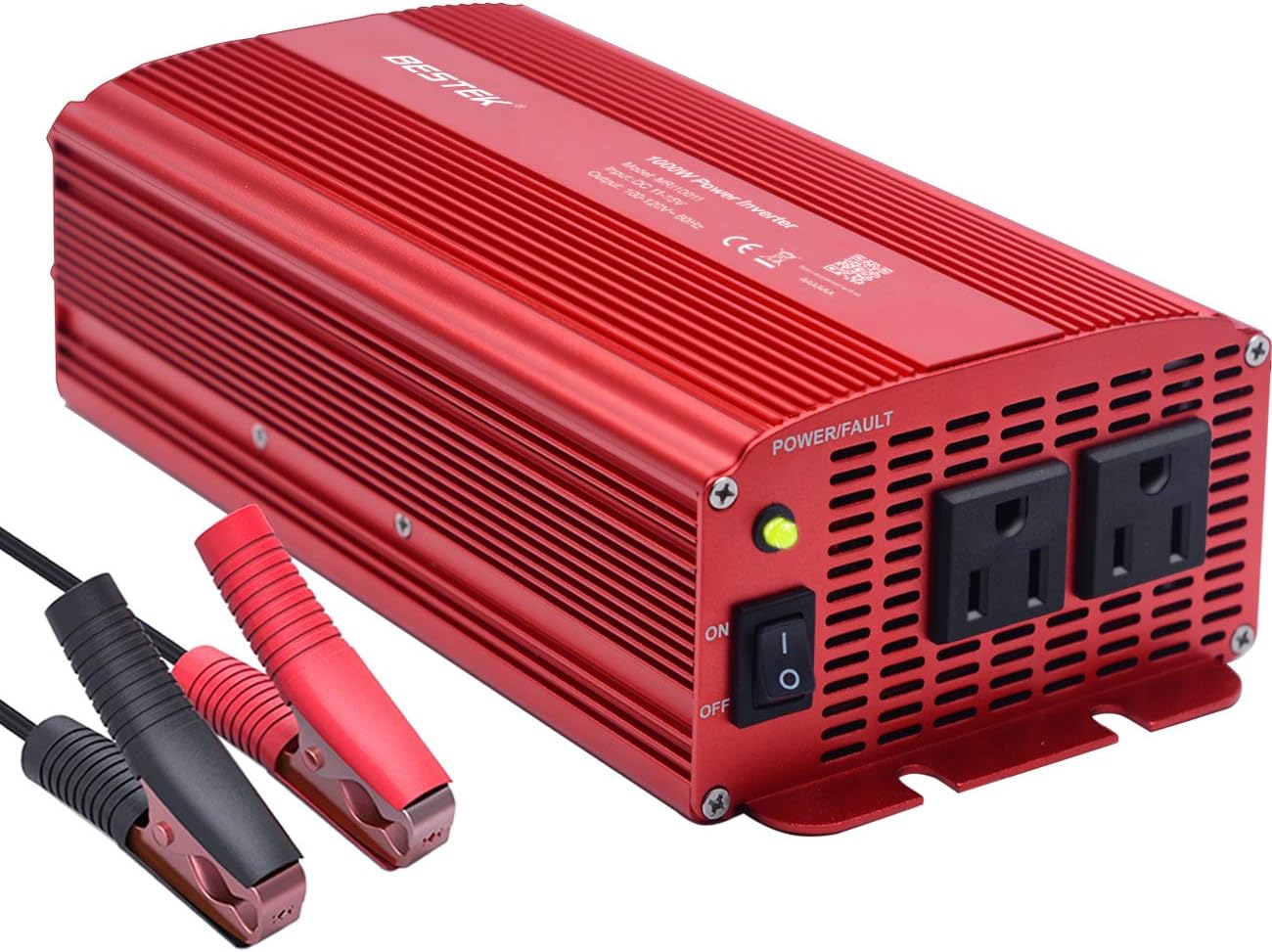 BESTEK Power Inverter 1000 Watt DC 12 Volt, Power Converter 1000w DC to AC Converter for Car: Automotive