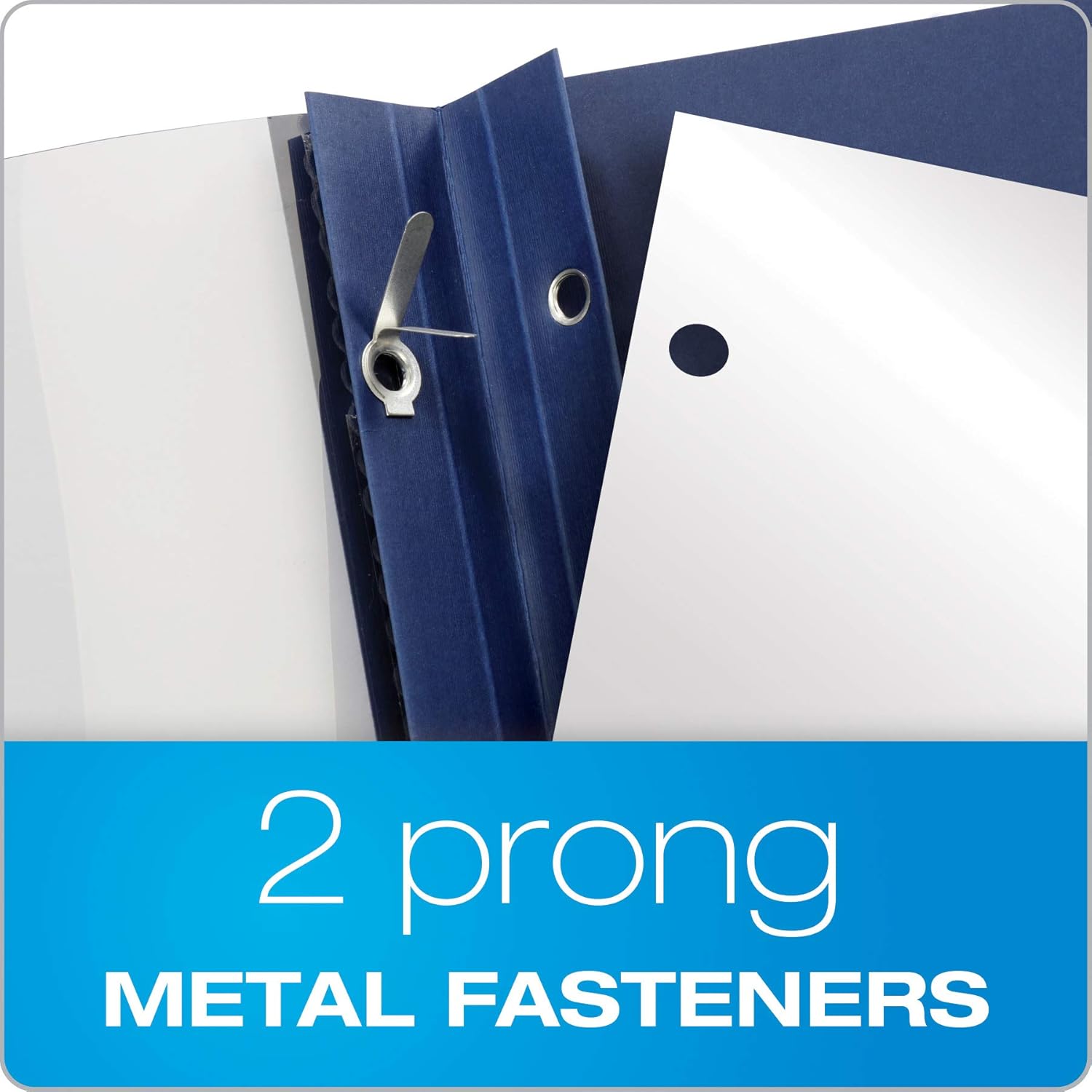 Oxford Linen Clear Front Report Cover, Navy, Letter Size, 5 per Pack, (50443) : Business Report Covers : Office Products