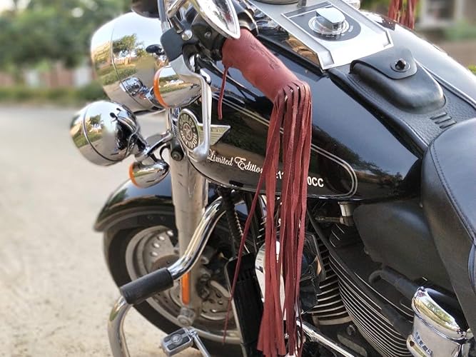 Trip Machine Company Leather Motorcycle Tassels Fringes