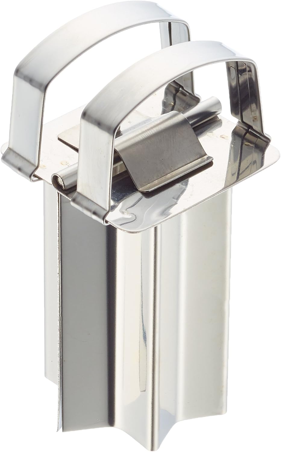 Staedter Foldable Cinnamon Star Professional Cookie Cutter, Silver, 4 cm