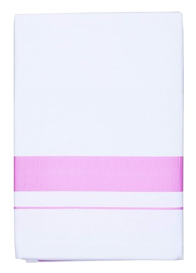 Men's Pure Cotton Dhoti's (132_White_3.60M)