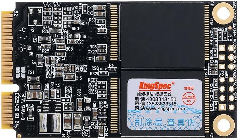 KingSpec 256GB mSATA Internal Solid State Drive for industrial computers,Gaming,mSATA interface