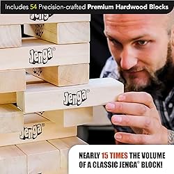 Jenga Giant - Hardwood Blocks - Stacks to Over 5