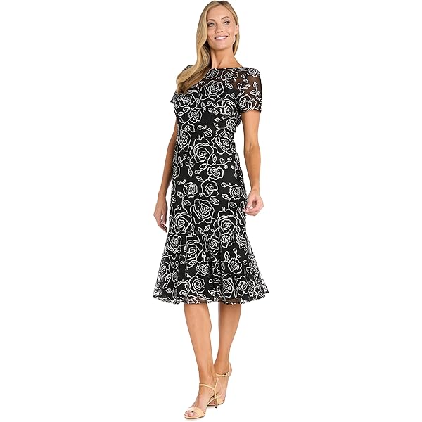 Amazon.com: ABS Allen Schwartz Women's Sleeveless V-Neck Lace Dress, Black,  6 : Clothing, Shoes & Jewelry