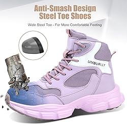 Steel Toe Shoes for Women Men Wide Non Slip