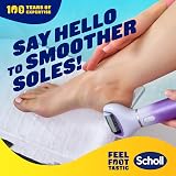 Dr. Scholl's ExpertCare 2-in-1 Electric Foot File, Dual Speed, Batteries view 2