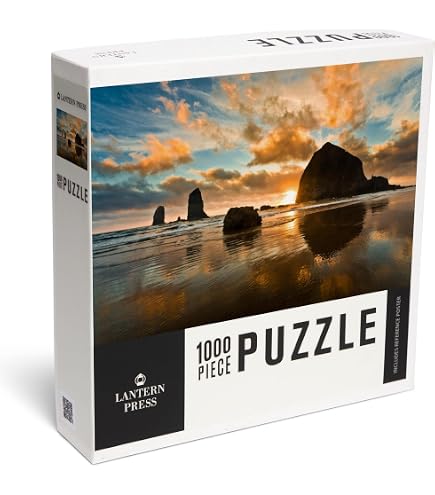 Eurographics Puzzle 1000 Teile – Multnomah Wasserfälle Oregon, 48x68 Cm, Umweltfreundlich