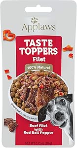 Applaws Taste Toppers Beef & Red Pepper Fillet Wet Dog Food, .71 oz.