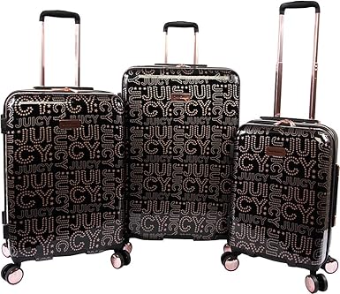 juicy couture holographic luggage
