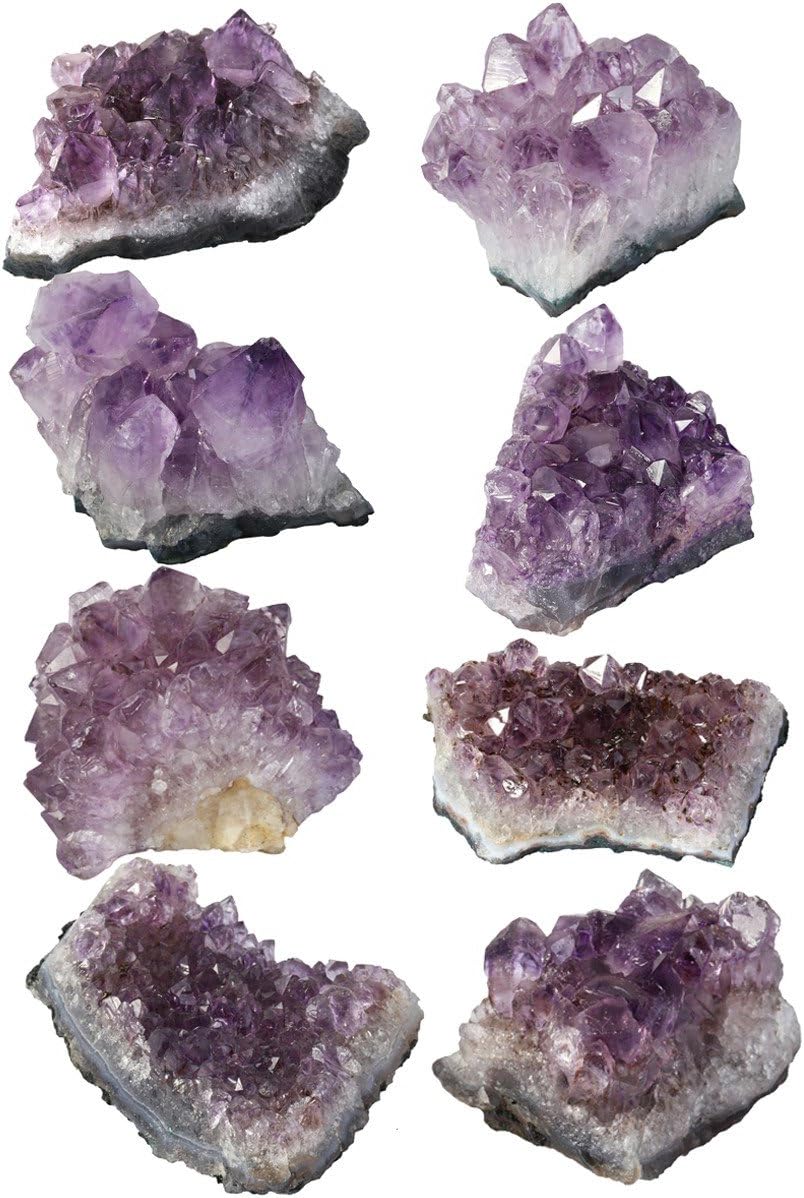 mookaitedecor Natural Amethyst Healing Crystal Cluster,Reiki Gemstone Specimen Figurine Home Decor(Approx 40-100g) - Image 4