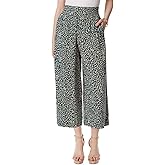 Jessica Simpson Womens Rosalie Wide Leg Pull on Crop Pant with Slant Pockets Standard