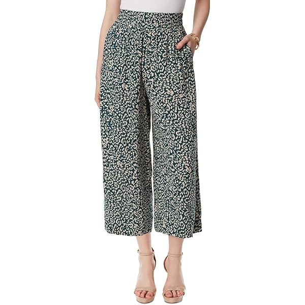 Jessica Simpson womens Koney Tie Waist Wide Leg Pants, Mini