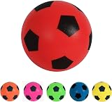 HTI Red Foam Football Size 5 20cm Indoor Outdoor Soft Sponge Ball view 1