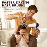 SHINLEA Detangling Hair Brush for Curly Hair Red Black Pink view 4
