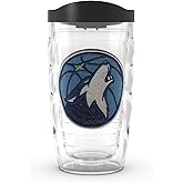 Tervis Made in USA Double Walled NBA Minnesota Timberwolves Insulated Tumbler Cup Keeps Drinks Cold & Hot, 10oz Wavy, Primary Logo