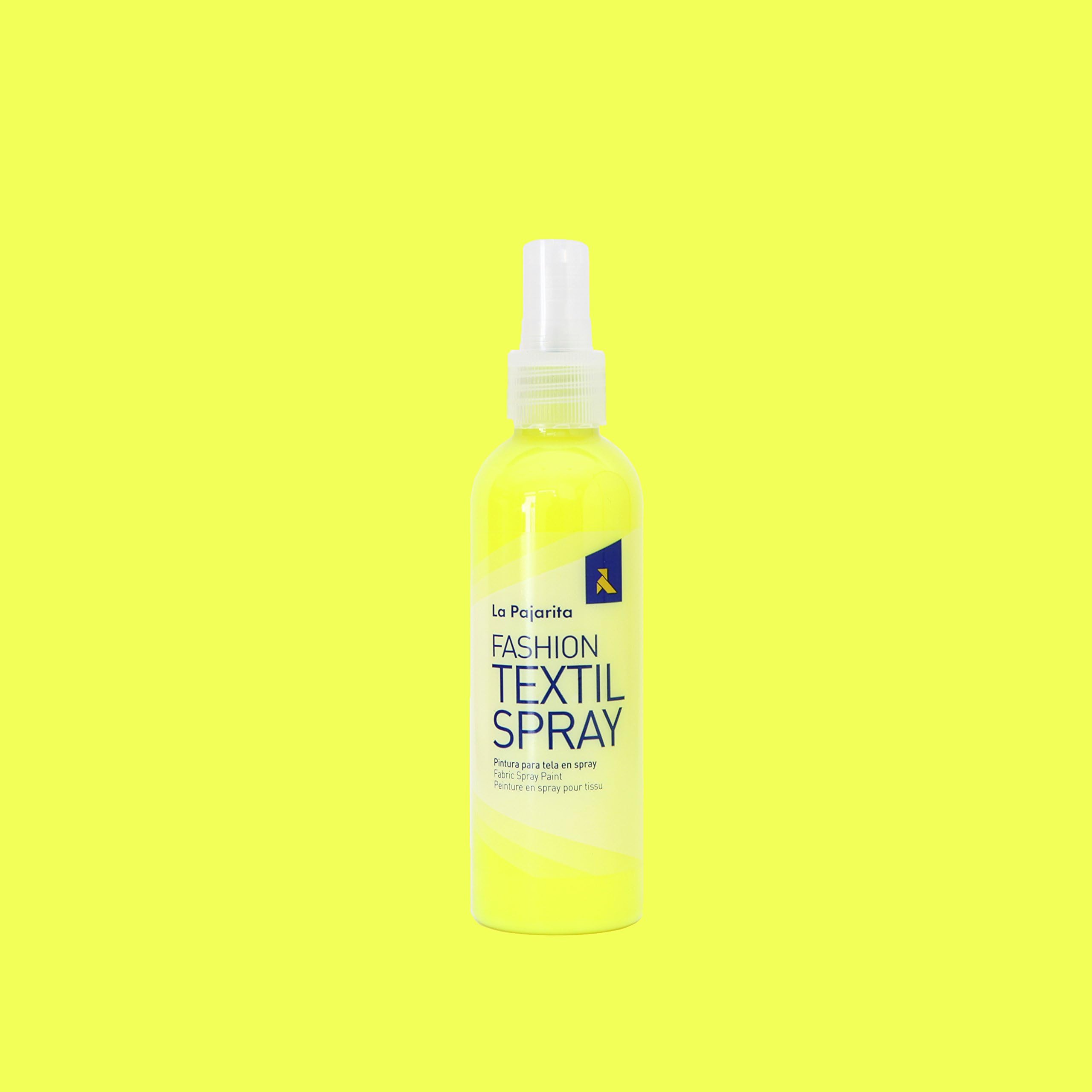 La Pajarita 212274 Fabric Spray, TS-13, 100 ml, Fluorescent Yellow