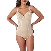 Maidenform Women's Shapewear Tummy Control Bodysuit, Built-In Underwire Bra, Ultra Firm Control Shapewear for Women