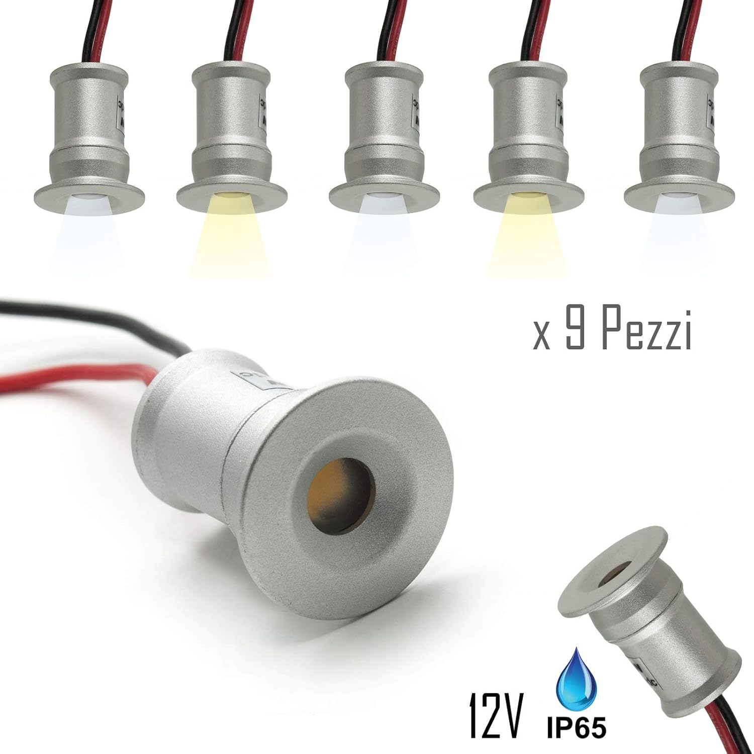 Eclairage Encastré Kit Led Ciel étoilé 9 Pièces Point