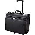 ALASSIO Unisex-Adult's Pilot Case, Black, 45 cm (L) x 25.99 cm (W) x 40 cm (H)