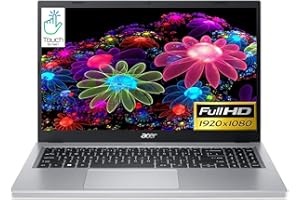acer Aspire 3 Touch Slim Laptop in Mettalic Silver Ryzen 5 4-Core up to 4.3GHz 16GB RAM 1TB SSD 15.6in FHD HDMI W11 (A315-24PT - Renewed)