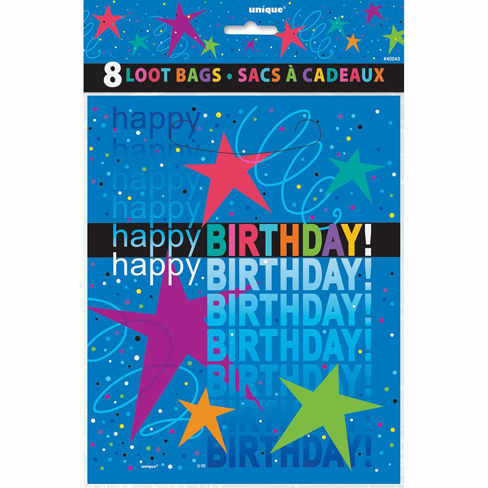 Cosmic Birthday Goodie Bags, 8ct