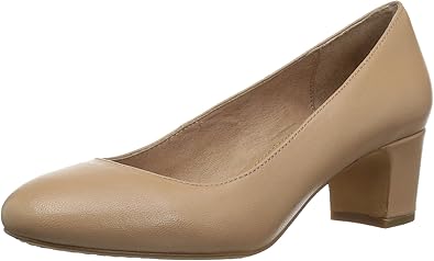 round toe block heel