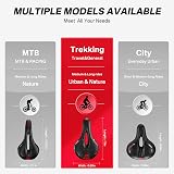 YOUNGDO Bike Seat Comfortable Wide Saddle Gel Cushion Breathable view 2