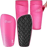 Northdeer Soccer Shin Guards for Kids Adults. Sleeves with Optimized Insert Pocket - Protective Soccer for Boys Girls Men