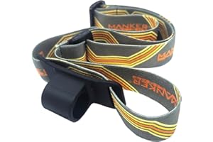 Manker Headband, Adjustable Elastic Silicone Headband for E02 / E02H / E02 II / E02 III Flashlight