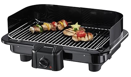 Severin PG 2791 Barbecue Elektrogrill schwarz (Zertifiziert und Generalüberholt)