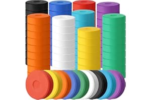 Faccito 81 Pcs Tempera Paint Cakes Bulk Large watercolor Tempera Cakes 2.24 x 0.71inch 9 Colors Paints Blocks Art Supplies fo