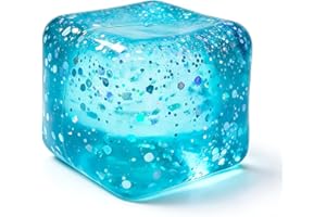 Stress Balls Fidget Toys, Stress Cube Slow Rising, Square Shape Squeeze Toys for Adults, Classroom Prizes, Christmas, Party F