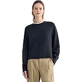 Everlane Womens The Boxy Crew in Cashmere