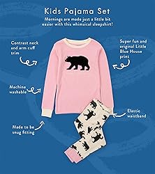 Little Blue House unisex-kids Long Sleeve Printed