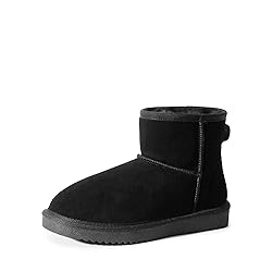 DREAM PAIRS Snow Boots for Women Genuine Suede Faux
