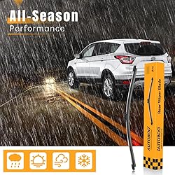 AUTOBOO 15 Inch Rear Windshield Wiper Blade